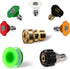 Pressure Washer Nozzle Tips, 5 Pack Tip Attachments Multiple Degrees Nozzles For 1/4 Inch Power Washer Wand, 4000 PSI 2.5 GPM, Quick Connect Fitti...