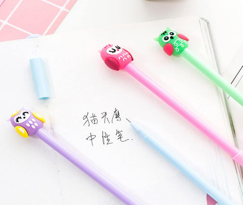 Cartoon Animal Pens Ink Pens Gel Pen Writing Pens Neutral Pens School Office Supplies Kids Gifts 0.5mm Ball Point cone pen,8Pack...