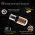 YM E-Bright 1156 BAU15S 150 degree PY21W 7507 Turn Signal Led Bulb, No Hyper Flash, Front Rear light, 3014 Chipset 144SMD 2800 Lumen, Canbus Error...