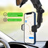 Car Rear View Mirror Phone Holder, 360° Rotating Rearview Mirror Phone Mount, ABS Multi-Functional Adjustable Cellphone Holder, Universal Car Phon...