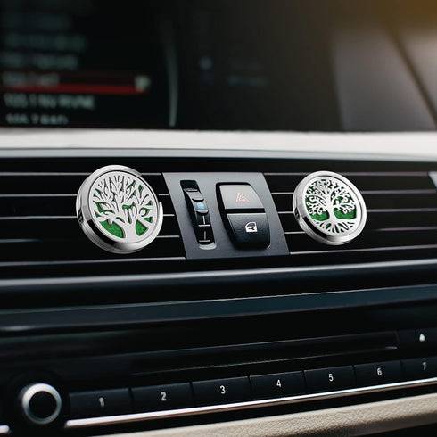 Car Air Freshener Diffuser Vent Clips Essential Oils Scents Aromatherapy Perfume Fragrance Long Lasting Automotive Odor Eliminator Decoration Acce...