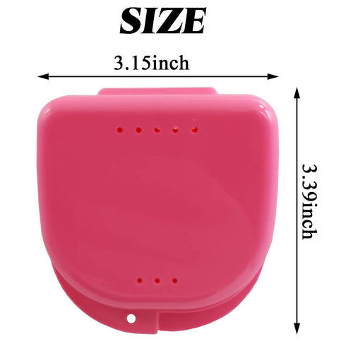 10PCS Orthodontic Container Case for Retainer Mouthguard Dentures...