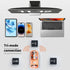 Transparent Wireless Mouse BT5.1/2.4G Bluetooth Mouse Rechargeable Mute Mouse for Mac,iPad,MacBook,Laptop,PC(Orange)...