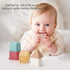 Baby Stacking Cups Toy, Silicone Stacking Tower, Silicone Soft Teething Toy Educational Baby Toys, Baby Building Toys Blocks, 6 Months+, 8 Pcs Set...