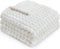 HOMRITAR Baby Blanket for Boys Girls Fleece Super Soft Plush Fuzzy Cozy Toddler Blanket with Square 3D Jacquard Grid Design Luxury Lightweight Bed...