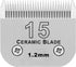 Detachable Pet Dog Grooming Clipper Ceramic Blades,Compatible with Size-15 Cut Length 3/64-Inch(1.2mm),Compatible with andis/Oster A5/Wahl KM10 Se...