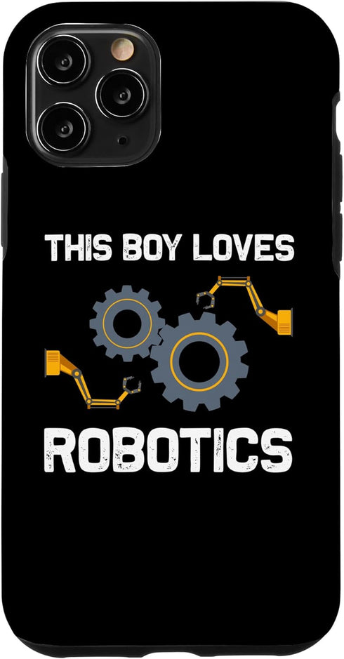 iPhone 11 Pro Funny Robotics For Boys Kids Robots Engineering Robot Lovers Case...