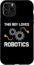 iPhone 11 Pro Funny Robotics For Boys Kids Robots Engineering Robot Lovers Case...