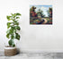 Landscape Wall Decor Garden Path Under Flower Arch Scenic? Art Print Poster (16x20)...