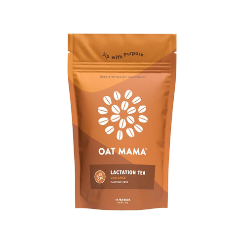 Oat Mama Lactation Tea for Breastfeeding Moms - Chai Spice | Breastfeeding Essentials for Milk Supply Increase | Organic Lactation Support & Postp...