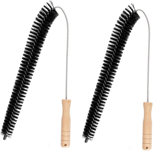 2pcs Washing Machine Cleaning Brush Sink Drain Brush Cleaner Tool Cleaner Brush Washing Machine Tube Cleaning Brush Clothes Dryer Filter Hard Bris...