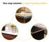 M2cbridge L Shape Extra Thick Furniture Table Edge Protectors Foam Baby Safety Bumper Guard 6.5 Ft (Black with 4 Corners)...