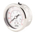 P251 Series 2" Dial, Oil Filled Pressure Gauge w/Brass Internals, 0-160 PSI/kPa, ±1.6% Accuracy, 1/4" NPT, Back Mount...