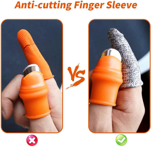 12 Pcs Gardening Silicone Thumb Knife Harvesting Tool, Separator Finger Plant Fruit Picking Knife Garden Tool (L)...