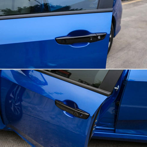 Thenice for 10th Gen Civic Accessories Door Handle Cover Exterior Decoration Compatible with Honda Civic 2021 2020 2019 2018 2017 2016 with Smart ...