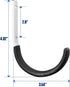 Heavy Duty Steel Garage Hooks,Garage Storage Utility Hooks,Heavy Duty Garage Garden Tool Organizer,Steel Wall Mount Hooks, Garden Hose Hanger, Sma...