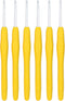6Pcs 3.5mm Crochet Hooks Ergonomic Soft Grip Rubber Handle Aluminum Hook Knitting Needles US Size E (Size 4) for DIY Yarn Craft,Nice Gift for Wome...