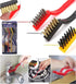 Cleaning Brush Home Kitchen Clean Wire Brush for Gas Stove Smoke Machine, Gap Cleaning Brush, Hard Bristle Crevice Cleaner Brush, Crevice Cleaning...