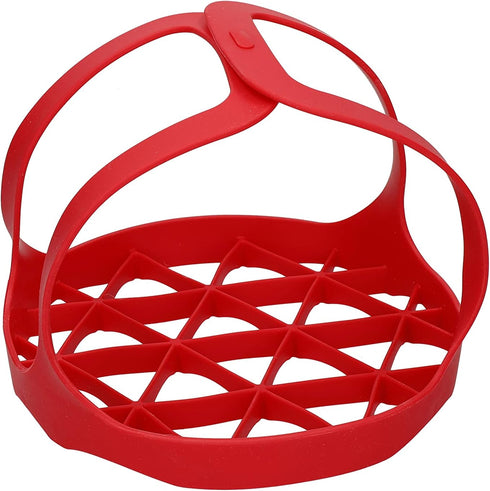 Instant Pot Official Silicone Bakeware Sling - Multi-Use, Heat-Resistant, BPA-Free, Compatible with 6-Quart and 8-Quart Cookers, Red - Ideal for L...