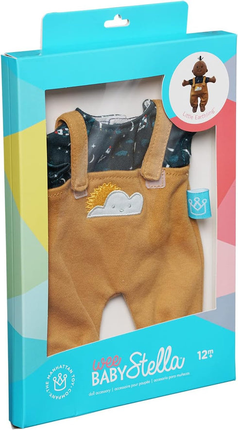 Manhattan Toy Wee Baby Stella Little Earthling Baby Doll Clothing Outfit for 12" Soft Dolls...