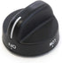 Red Hound Range Top Surface Burner Knob Black Replaces 8273103 Compatible with Whirlpool Maytag Amana Roper Select Models as Noted in The Listing