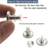 12 Sets Jean Buttons pins No Sew Instant 17mm Replacement Button Adjustable Pants Buttons Kit…...