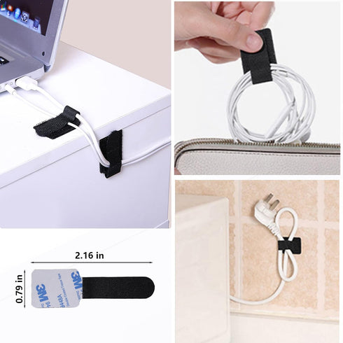 311Pcs Cable Management Organizer Kit 4 Cable Sleeve Split,53Cable Clips 12Cord Clips Holder,22 Cable Ties, 20 Adhesive Wall Cable Tie, 200Fasten ...