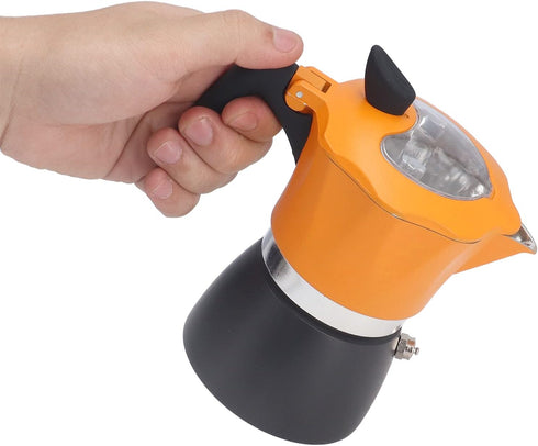 Aluminum Coffee Maker 150ML, Cuban Coffee Maker, Italian Coffee Maker, Stovetop Coffee Maker Moka Pot for Classic Italian and Cuban Cafe Brewing, ...