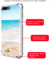 Case for iPhone 7/8 Plus Beach Cover Protector Silicone Rubber Protective Compatible with iPhone 7/8 Plus - Summer Beachy Beach Waves Starfish Oce...