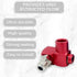 4Pcs 360 Degree Swivel Air Hose Connector 1/4” Industrial Air Fittings and Pneumatic Tool Adapter Air Hose Joint Coupler...