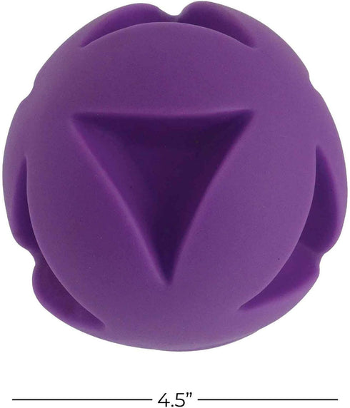 Soft-Flex Best Clutch Ball Dog Toy, 4.5-inch Grape...