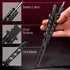 GOOD WORKER Practice Butterfly Knife – Butterfly Trainer – Black Butterfly Knives NOT Real NOT Sharp Blade – Black Dull Trick Butterfly – Butter F...