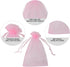 HRX Package 100pcs Pink Organza Bags,4 x 6 inches Wedding Christmas Favors Gift Drawstring Bags Jewelry Pouches...