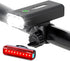 1200 Lumens Bike Lights Front and Back,3 LED USB Rechargeable Bicycle Light,Super Bright Bike Lights for Night Riding,Bike Headlight with Power Ba...