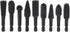 10pcs Rotary Burr Wood Carving Rasp Files Set for Woodworking Carving & Rubber Deburring, Shaping and Grooving, with 1/4" Hex Shank Wood Carving R...