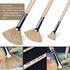 Oil Acrylic Paint Brushes Artist Fan Paint Brush Set Natural Bristle Long Handle Painting Brush. (3Pcs)...