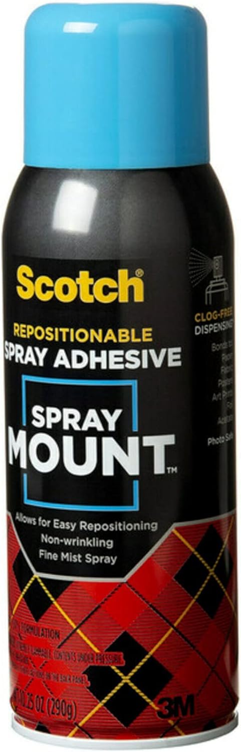 Scotch 6065 Spray Mount Adhesive, Repositionable,10.25 oz....
