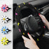 Frienda 5Pcs Butterfly Car Accessories Set Floral Butterfly Steering Wheel Cover with Cute Daisy Air Vent Clips Universal Sage Green Car Accessori...