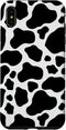 iPhone XS Max Case, Fun Black and White Cow Phone Case - Cow Print Phone Case...