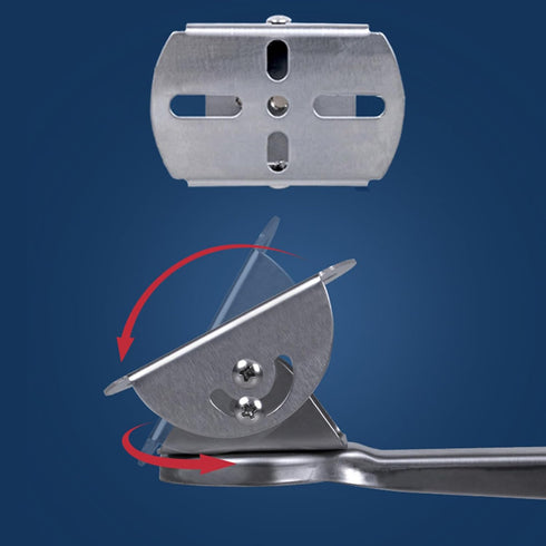 WiTi Stainless Steel Corner and Pole Mount Bracket for Surveillance Camera, Extension Arm Holder for CCTV IP WiFi Battery Cameras, Security Survei...