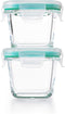 OXO Good Grips 4-Piece Smart Seal Leakproof Mini Glass AirtightContainer Set...