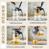 500ML Glass Teapot with Detachable Infuser Filter Teapot for Loose Leaf Tea...