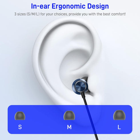 USB C Earbuds for Google Pixel 8 8A 7 Pro 7A 6A 6 Apple iPhone 15 Plus iPad Galaxy S24 S23 S22, Wired Type C Earphones Microphone Headphone for Sa...