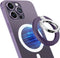 GVIEWIN Magnetic Phone Ring Holder, Compatible with MagSafe Phone Grip with Adjustable Stand, Magnet Phone Ring Kickstand for iPhone 15 Pro Max/Pl...