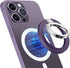GVIEWIN Magnetic Phone Ring Holder, Compatible with MagSafe Phone Grip with Adjustable Stand, Magnet Phone Ring Kickstand for iPhone 15 Pro Max/Pl...