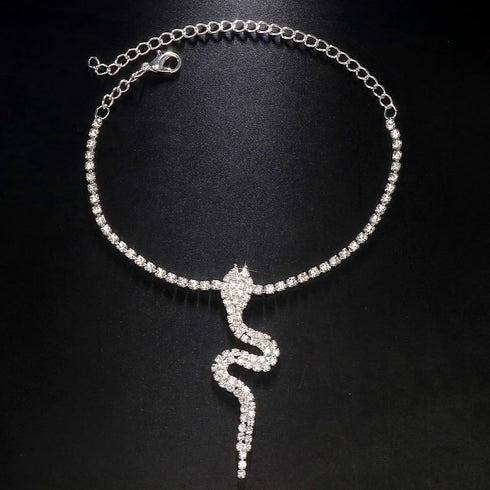 Snake Anklet Classy Gorgeous Ankle Bracelet Foot Chain (Silver)...