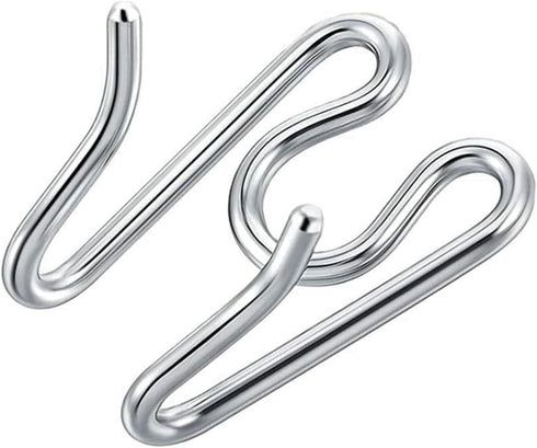 Dog Collar Extra Links Designed for Herm. Sprenger Collar (4 Pack) Steel Chrome Plated Dog Training Collar Links (2.25mm, Silver)...