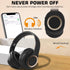 Bluetooth Headphones Over Ear with Microphone,BT Headphones,Foldable Wireless and Wired Stereo Headset Micro SD/TF, FM,Soft Earmuffs &Light Weight...