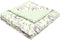 Owl Leaf Wreath Printed Baby Receiving Blanket,29.5" x 47.2" Plush Blanket with Double Layer Dotted Backing, Cozy Minky Fleece Blanket Reversible ...