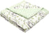 Owl Leaf Wreath Printed Baby Receiving Blanket,29.5" x 47.2" Plush Blanket with Double Layer Dotted Backing, Cozy Minky Fleece Blanket Reversible ...